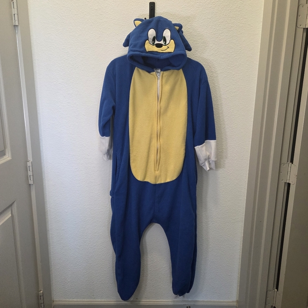 Sonic The Hedgehog Unisex Union Suit Sz Youth XL